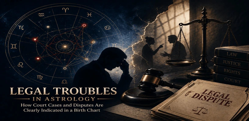 Legal Troubles in Astrology: How Court Cases and Disputes Are Clearly Indicated in a Birth Chart